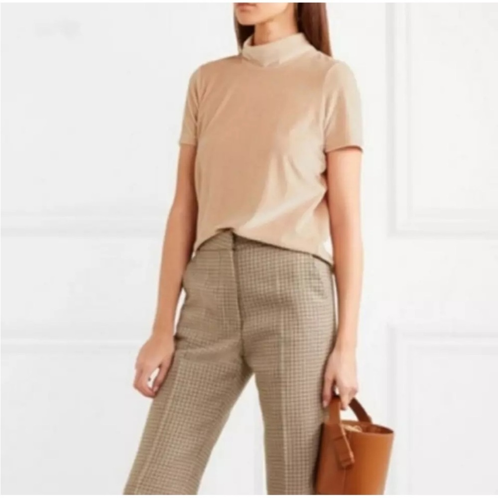 Madewell XS velvet nick turtle neck shirtsleeve top